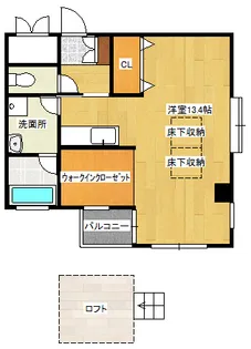 ルネスフォレスト【3階】の間取り