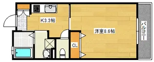 PLEINSOLEIL仁保A棟【103号室】の間取り