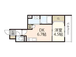 koti井口明神【304号室】の間取り