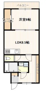 ドフラミンゴ【2階】の間取り
