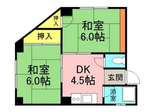 金原ビル【2階】の間取り