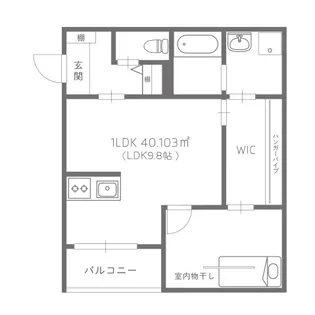 LavieChouchou大町【3階】の間取り