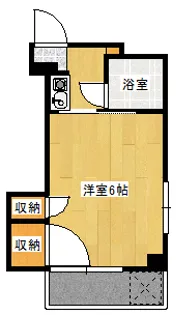 アルテミス安芸【2階】の間取り