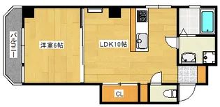スカイビル【4階】の間取り