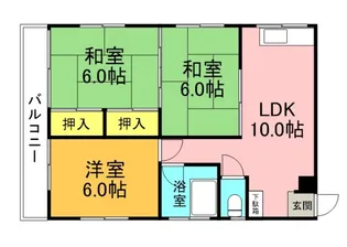 インフィールド河原町【3階】の間取り