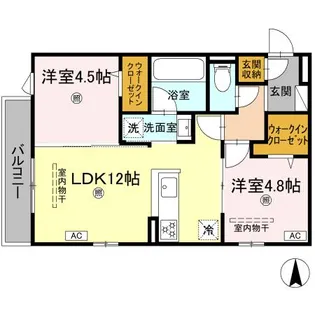 campanella山本【2階】の間取り