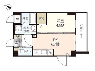AR庚午南【3階】の間取り