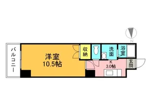 Pace【6階】の間取り
