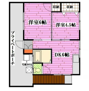PhoenixーK【2階】の間取り