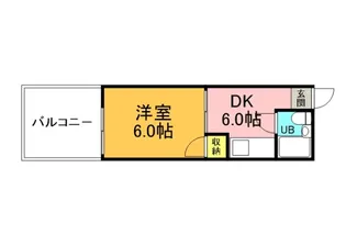 第5光ビル【5階】の間取り