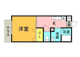 ディアスオオヤケ【202号室】の間取り