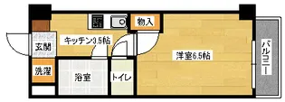 エスポワールムラタ【6階】の間取り