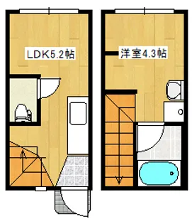 アルミロ己斐上【113号室】の間取り