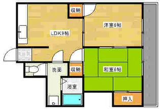 シャルム成城【402号室】の間取り
