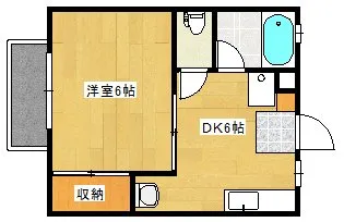 フローレンス2番館【2階】の間取り