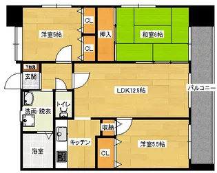 ワイビル【9階】の間取り