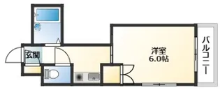 ヴィラ千田【3階】の間取り