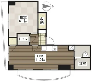 アンルミエール【7階】の間取り