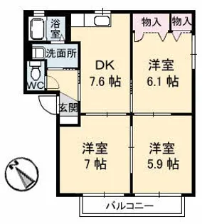 ポルックスの間取り