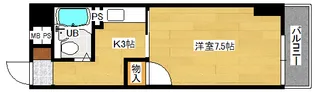 第55東白島ビル【204号室】の間取り