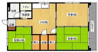 メゾン中川の間取り