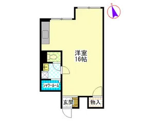 チサンマンション広島【406号室】の間取り