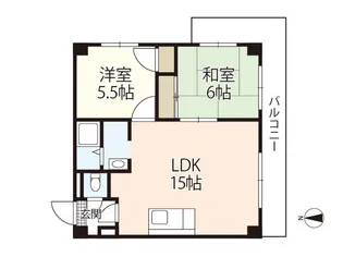 カルチェヴェールE棟【7階】の間取り