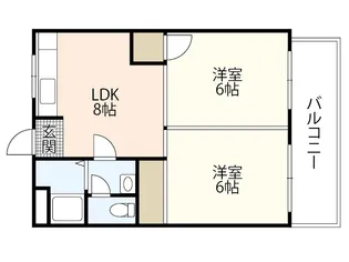 グランデパラッツォ大芝3【302号室】の間取り