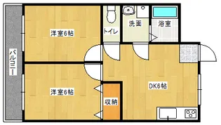 中広ハイムの間取り