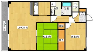 ロイヤル竜王【1002号室】の間取り