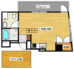 シティハイツ舟入【4階】の間取り