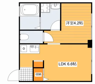MTERRACE住吉【5階】の間取り