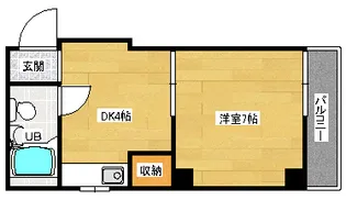 アビリオ東白島【601号室】の間取り