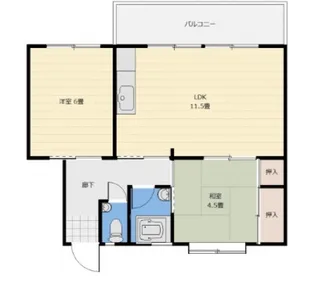 鈴が台分譲住宅E棟【2階】の間取り
