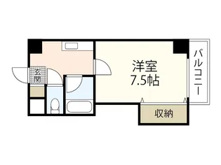 サンコーポ横川【201号室】の間取り