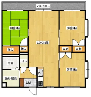 ワールドハイツの間取り