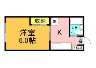 光山ビル【4階】の間取り