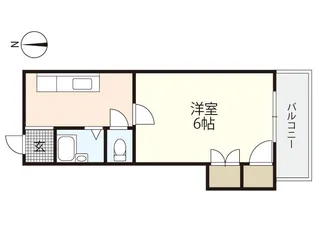 第1コーポ古屋【2階】の間取り