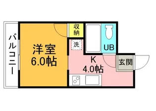 ドミール堀口の間取り