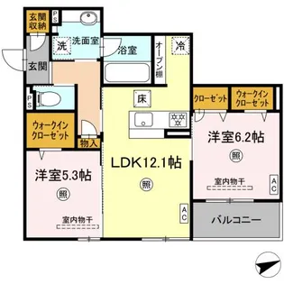 ボナールの間取り