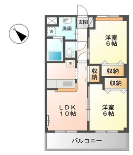 グランコリーヌ【103号室】の間取り