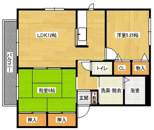 ILEXHEIMU棟【2階】の間取り