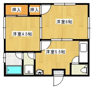 LS中筋【1階】の間取り