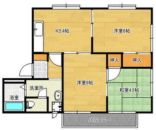 フレグランスOCEAN【2階】の間取り