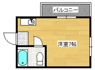 メゾン南観音【205号室】の間取り
