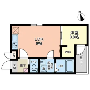 MOVE長束【1階】の間取り