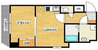 八丁堀IBLD【4階】の間取り