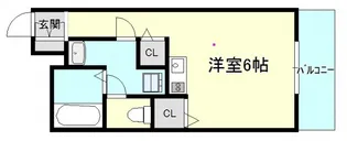 ロアールUS【3階】の間取り