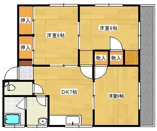 横山ビル【4階】の間取り