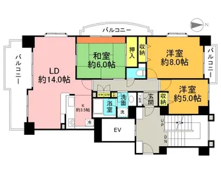パークハウス東山弐番館の間取り